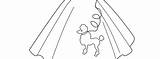 Poodles Withbaraise Coloring Pages  Learny Kids sketch template