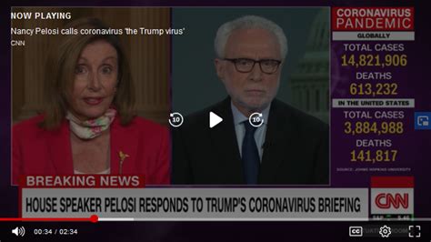 Pelosi calls coronavirus the 'Trump virus' | Lipstick Alley