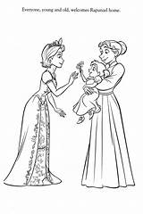 coloriage Raiponce  Elsa coloring pages Tangled sketch template