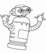 Free Printable Robot Coloring Pages For Kids sketch template