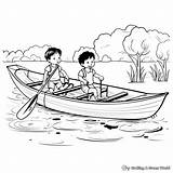 Rowboat Coloring Pages  Free & Printable sketch template