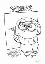 Free Inside Out 2 Coloring Pages  For Kids sketch template