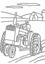 Free & Easy To Print Tractor Coloring Pages  Farm coloring sketch template