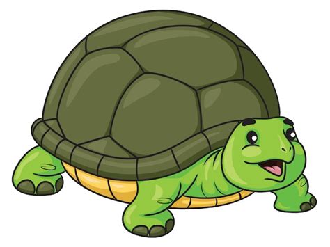 Tortue Dessin Animé Mignon | Vecteur Premium