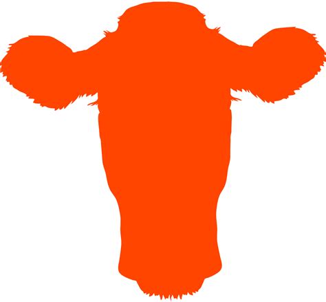 Cow Head Silhouette | Free vector silhouettes