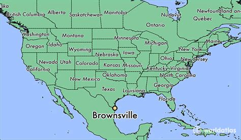 Where is Brownsville, TX? / Brownsville, Texas Map - WorldAtlas.com