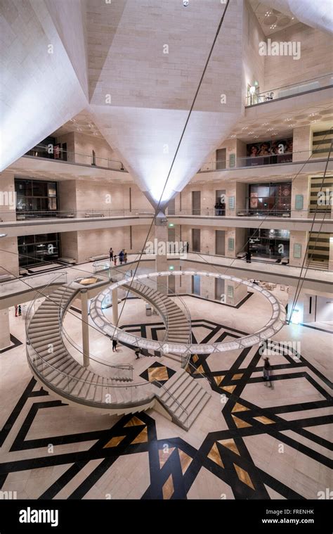 Interior view of Museum of Islamic Art in Doha Qatar Stock Photo - Alamy