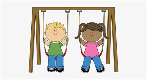 Playgrounds With Kids Clip Art