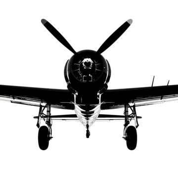 Plane Propeller Military Plane Airplane Silhouette Front View Image, Military, Propeller ...