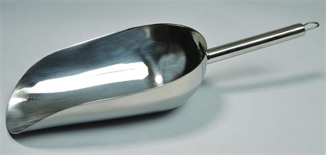 Labratory Scoop With Handle, Stainless Steel