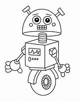 Coloring Robot Pages Page Downloadable PDF  sketch template