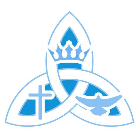 Vector illustration for Christian community: Holy Trinity. Trinity ...