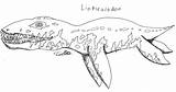 Liopleurodon Coloring Pages Sketch Page sketch template