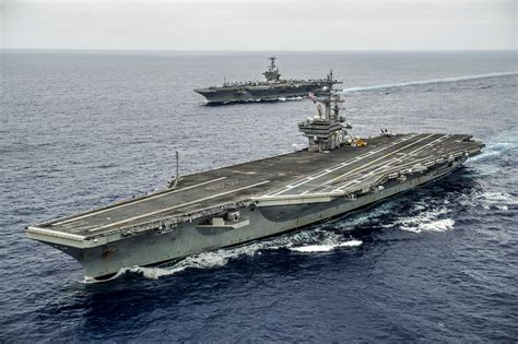 Carrier USS Ronald Reagan Leaves for Japan Starting Second Phase of 3 ...