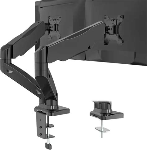 DUAL MONITOR STAND Arms Mounts, for 2 Monitors, Fully Adjustable Gas Spring Desk $70.99 - PicClick