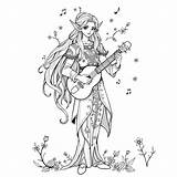 2 Best Elf Bard Coloring Pages Free Printable PDFs sketch template
