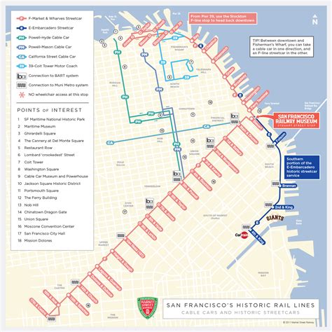 Rider Information & Map | Market Street Railway