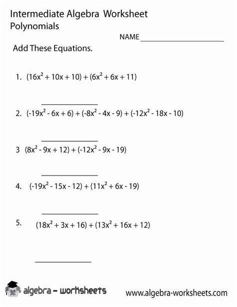 50 Multiplying Polynomials Worksheet Answers