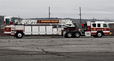 Spokane Valley Fire Department Ladder 10 | Fire trucks, Fire department, Fire ladder