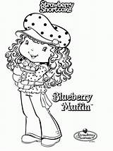 Blueberry Muffin Strawberry Shortcake Coloring Pages sketch template