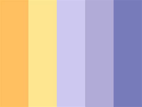the color scheme for an orange, yellow and purple striped wallpaper with vertical stripes
