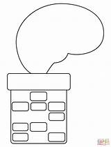 Chimney coloring Page sketch template