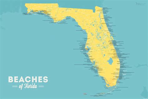 Best Florida Beaches Map