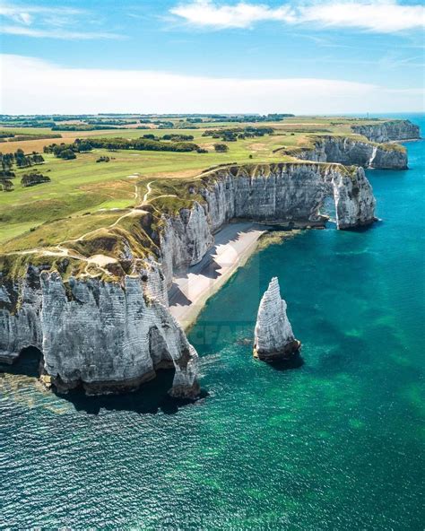 Falesie di Étretat, Normandia, Francia | Luoghi meravigliosi, Paesaggi ...