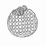 Free 🧇 Waffles coloring pages – Coloring Corner sketch template