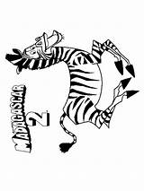 Marty Zebra coloring Pages sketch template