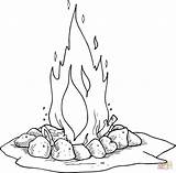 Campfire Coloring Page  Free Printable Coloring Pages sketch template