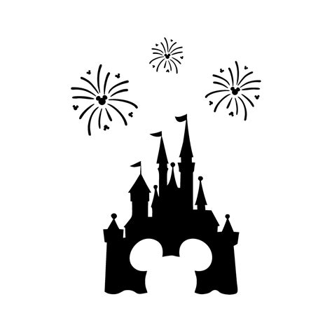 Disney Castle Silhouette