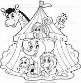 Circus Themed Coloring Pages sketch template