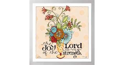 Joy of the Lord - 12 x 12 Art Print | Zazzle