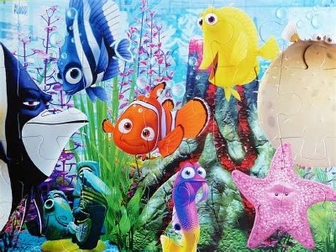 FINDING NEMO Puzzle Game for Kids Learning Toys - YouTube