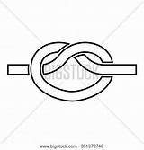 Noose Knot Drawing Sketch Coloring Page sketch template