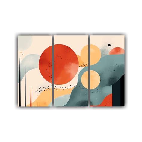 Cuadros Decorativos Minimalistas Abstractos - Set 3 Artes Composicion ...