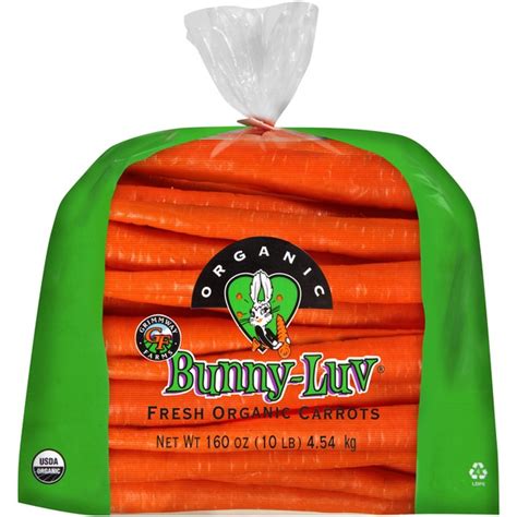 Bunny Luv Bunny-Luv Organic Carrots (10 lb) from Costco - Instacart