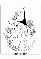 Witch Coloring Pages 30 Free PDF Printables  CraftyCiciJoy sketch template