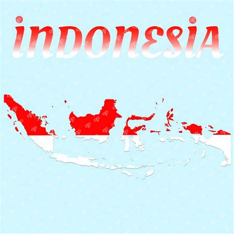 Indonesia Flag Map | P&P group