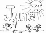 June Beach coloring Page  Download Print Or Color Online For Free sketch template