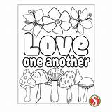 Love One Another Coloring Pages — Stevie Doodles sketch template