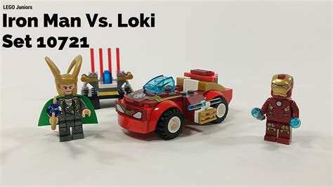 LEGO Juniors Iron Man Vs. Loki Review Set 10721! - YouTube