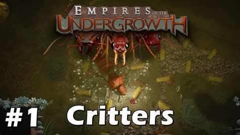 Empires of the Undergrowth (Ant Warfare RTS) Alpha Demo Gameplay, Level 1: Critters - YouTube