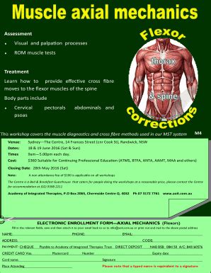 Fillable Online Muscle Axial Mechanics - Academy of Integrated ...