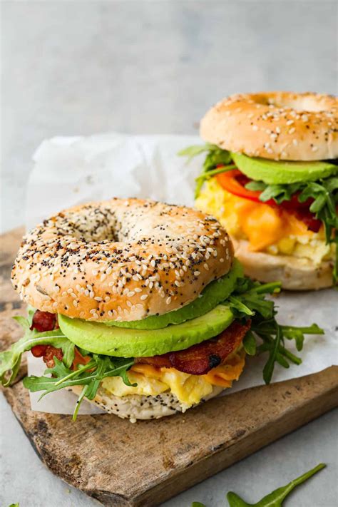 Start your morning off right with this hearty and filling Bagel Breakfast Sandwich. It has ev ...