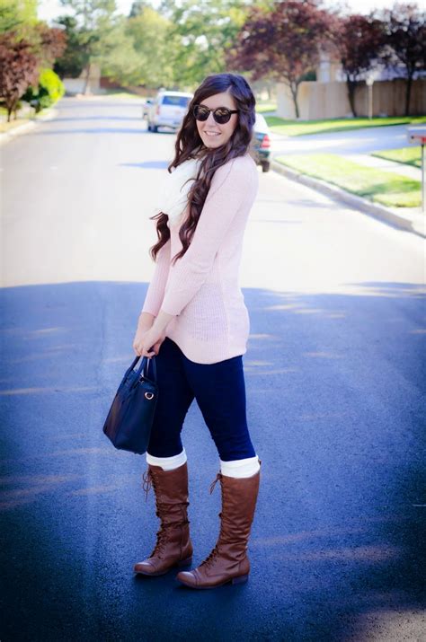 Love, Iris: Fall Outfit with Lace Up Riding Boots