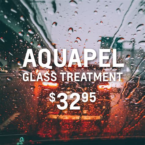 Aquapel Glass Treatment - Ontario Motor Sales