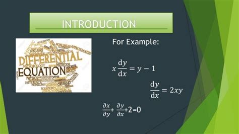 application of differential equations