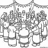 Festive Indigenous Peoples Day Gathering Coloring Page  Pagescom sketch template